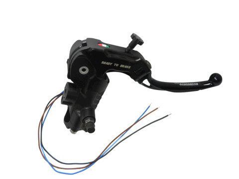 Bomba de freno Accossato Ready To Brake 16x16 con Maneta abatible de colores (tuerca + maneta)