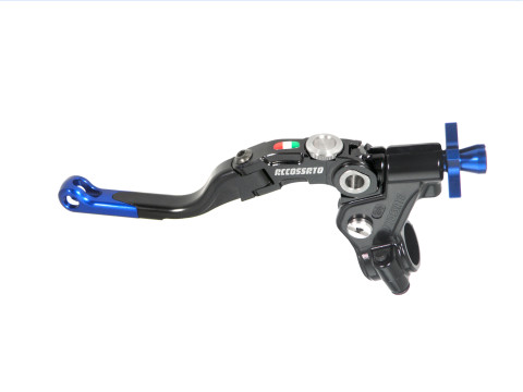 Comando Frizione A Cavo Accossato Con Leva Revolution Colorata (Pomello+Inserto+Regolatore), Con Predisposizione Attacco Micro