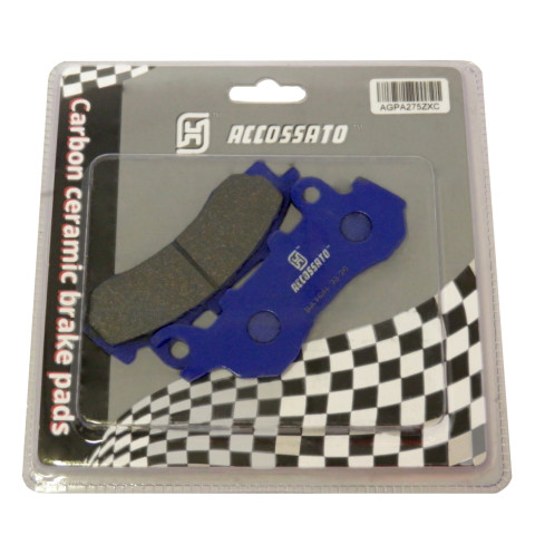 Accossato Brake Pads Kit For Motorcycle, Made In Italy Compound