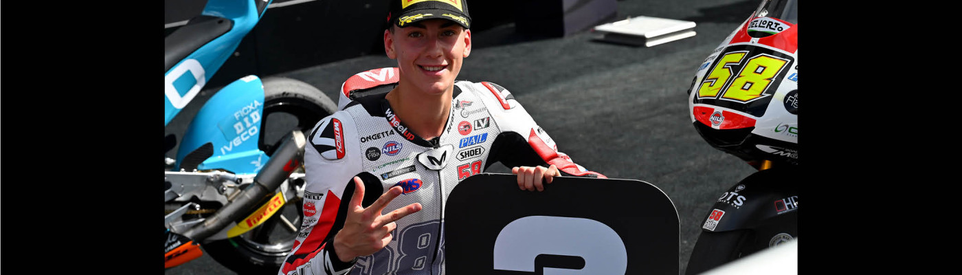 Moto3 GP Gran Bretagna 2025: Lunetta sul podio, Sic58 Squadra Corse brilla con Accossato