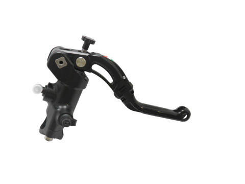 Accossato Radial Brake Master Cylinder PRS 16x17-18-19 With Black Anodyzed Body and Colourful Revolution Lever (nut+insert)