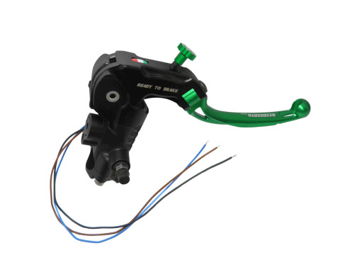 Accossato Ready To Brake Master Cylinder 19x18 With Colourful Folding Lever (nut + lever)
