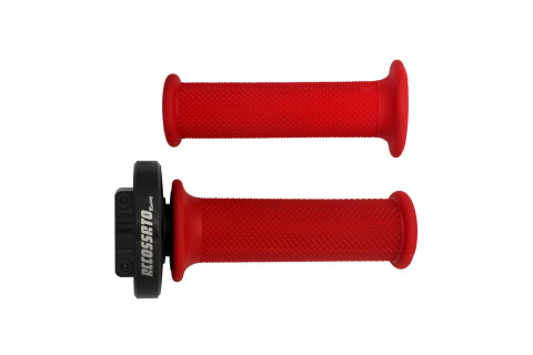 Mando de gas rápido Accossato, sin cables, con puños GR001 incluidos