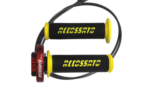 AccossatoMando de gas rápido con cables específicos y puños GR006