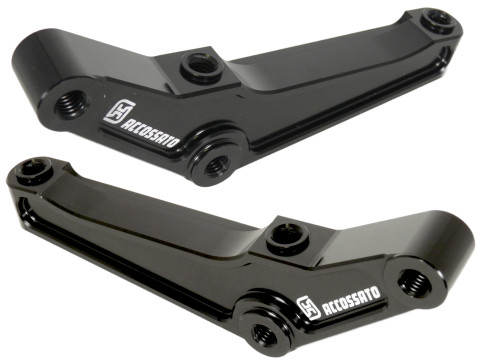 Flange Freno Anteriori Per Pinza Accossato interasse 108 Per Harley Davidson. SOSTITUITA DAL CODICE: FL013